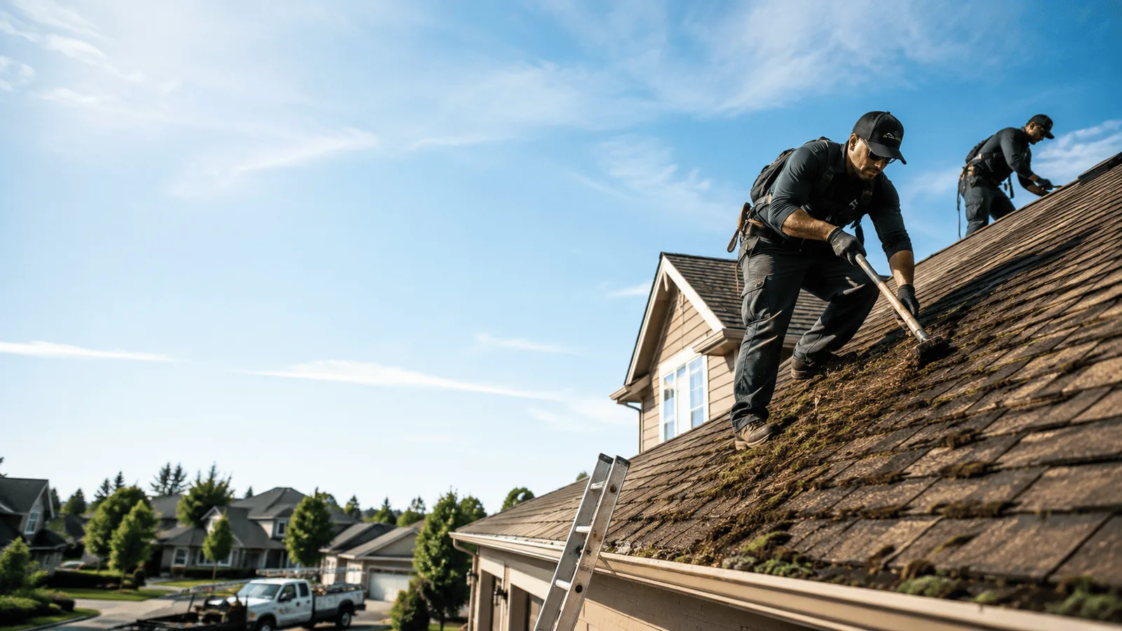 Roof Moss Removal in Brant, MI near me